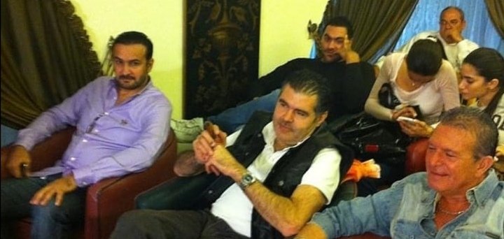 صورة تجمع خضر علامة ،جيجي لامارا و حمد الشامسي