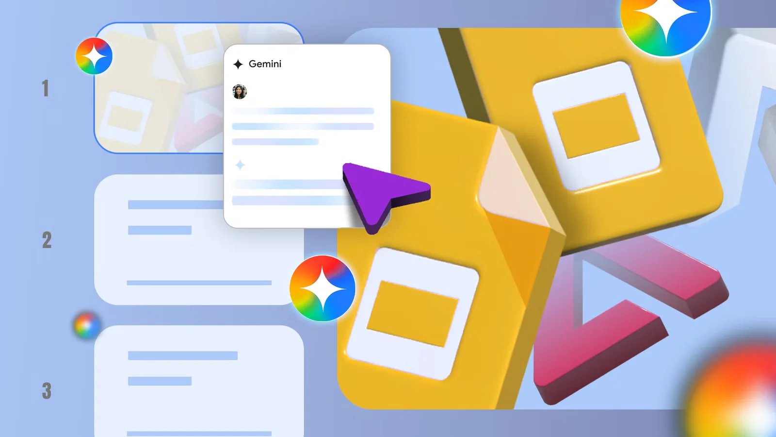 لقد بدأت باستخدام Gemini لإنشاء عروض تقديمية في Google Slides، وقد أحدث ذلك تغييرًا جذريًا في قواعد اللعبة
